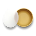 Ciotola in Silicone Con Base a Sottovuoto e Coperchio YELLOW